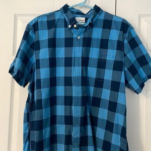 Mens Short Sleeve Button Down